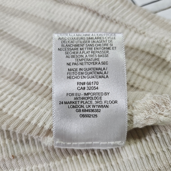 Postmark By Anthropologie Hi/Low Button Up Semi Sheer Swing Dress, Cream, XS - Picture 11 of 15